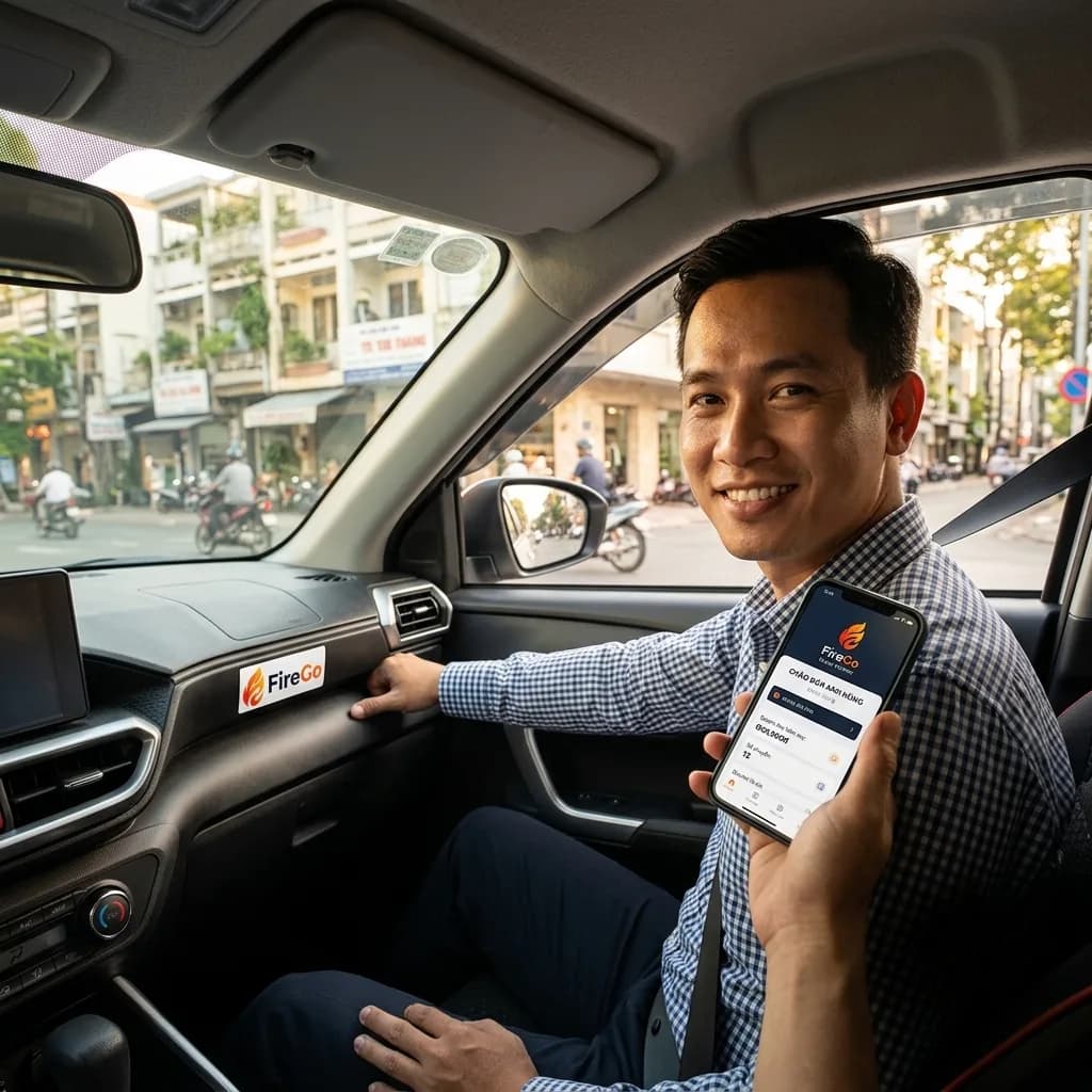 Đối tác tài xế FireGo – thu nhập linh hoạt